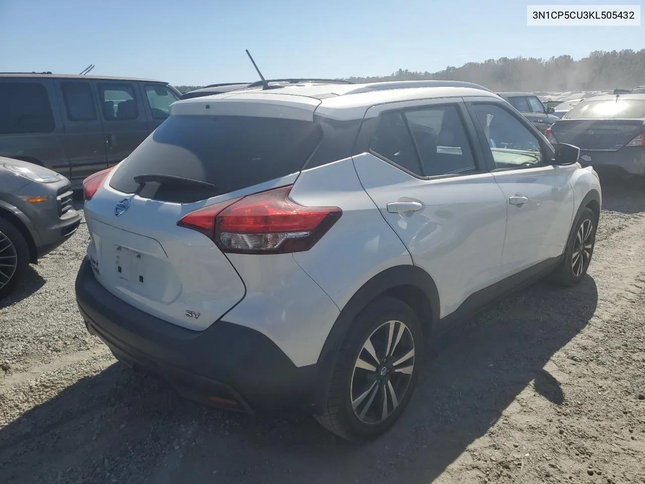 2019 Nissan Kicks S VIN: 3N1CP5CU3KL505432 Lot: 77011324