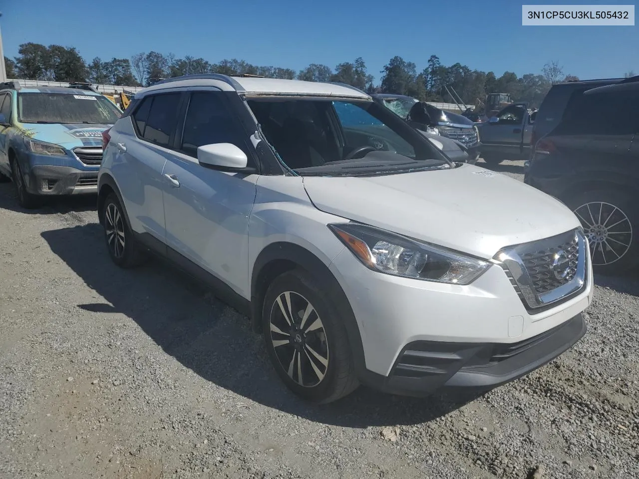 2019 Nissan Kicks S VIN: 3N1CP5CU3KL505432 Lot: 77011324