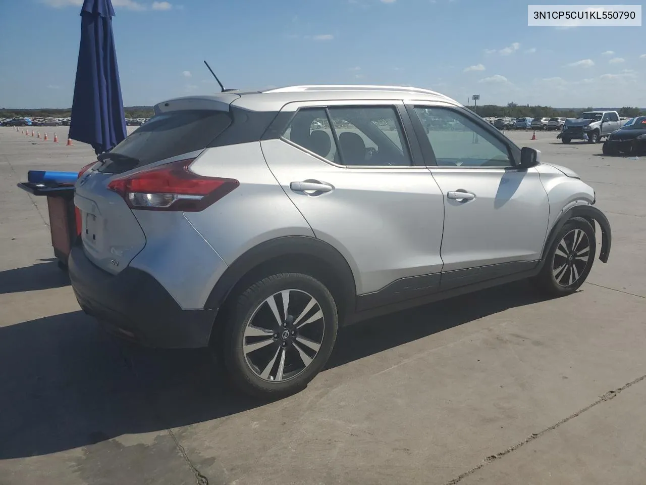 2019 Nissan Kicks S VIN: 3N1CP5CU1KL550790 Lot: 77041814