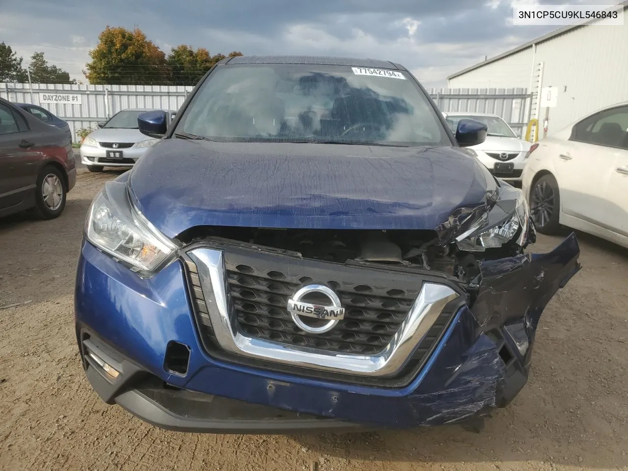 2019 Nissan Kicks S VIN: 3N1CP5CU9KL546843 Lot: 77542794