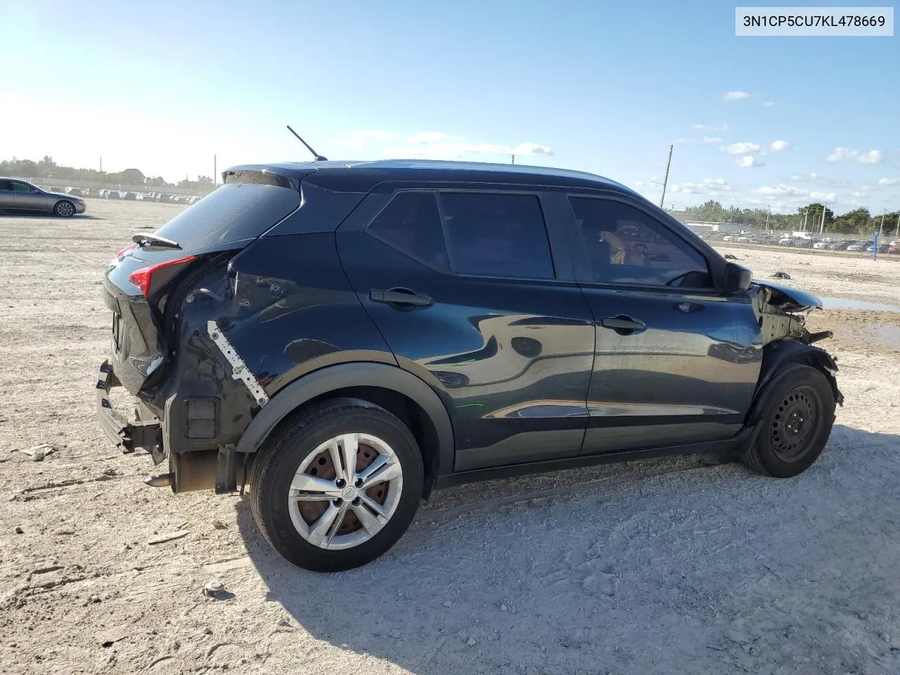 2019 Nissan Kicks S VIN: 3N1CP5CU7KL478669 Lot: 77833044