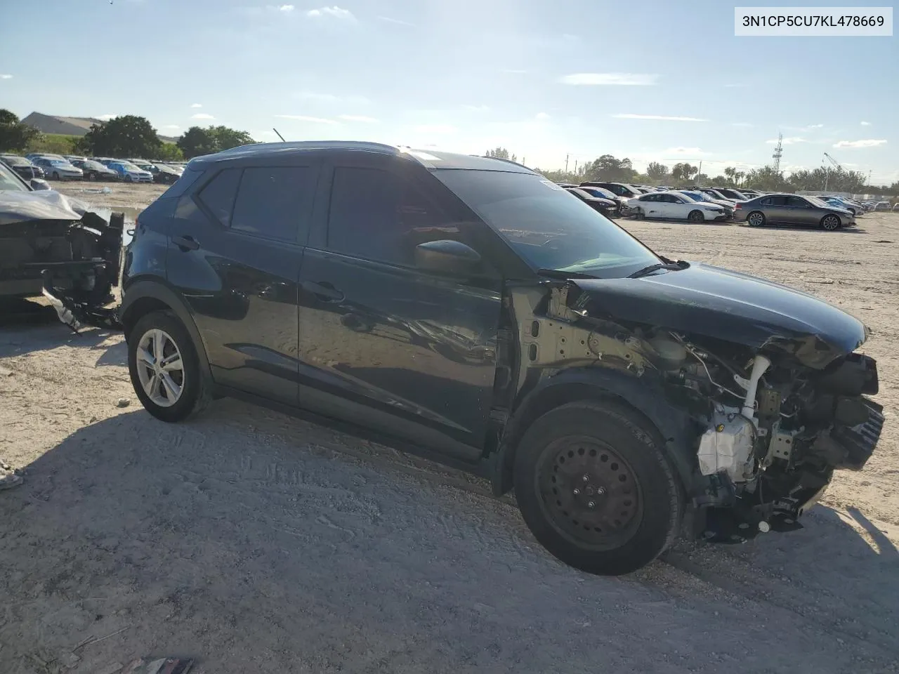 2019 Nissan Kicks S VIN: 3N1CP5CU7KL478669 Lot: 77833044