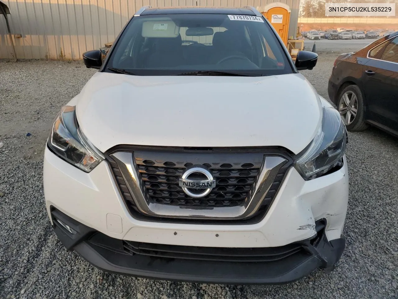 2019 Nissan Kicks S VIN: 3N1CP5CU2KL535229 Lot: 77870734