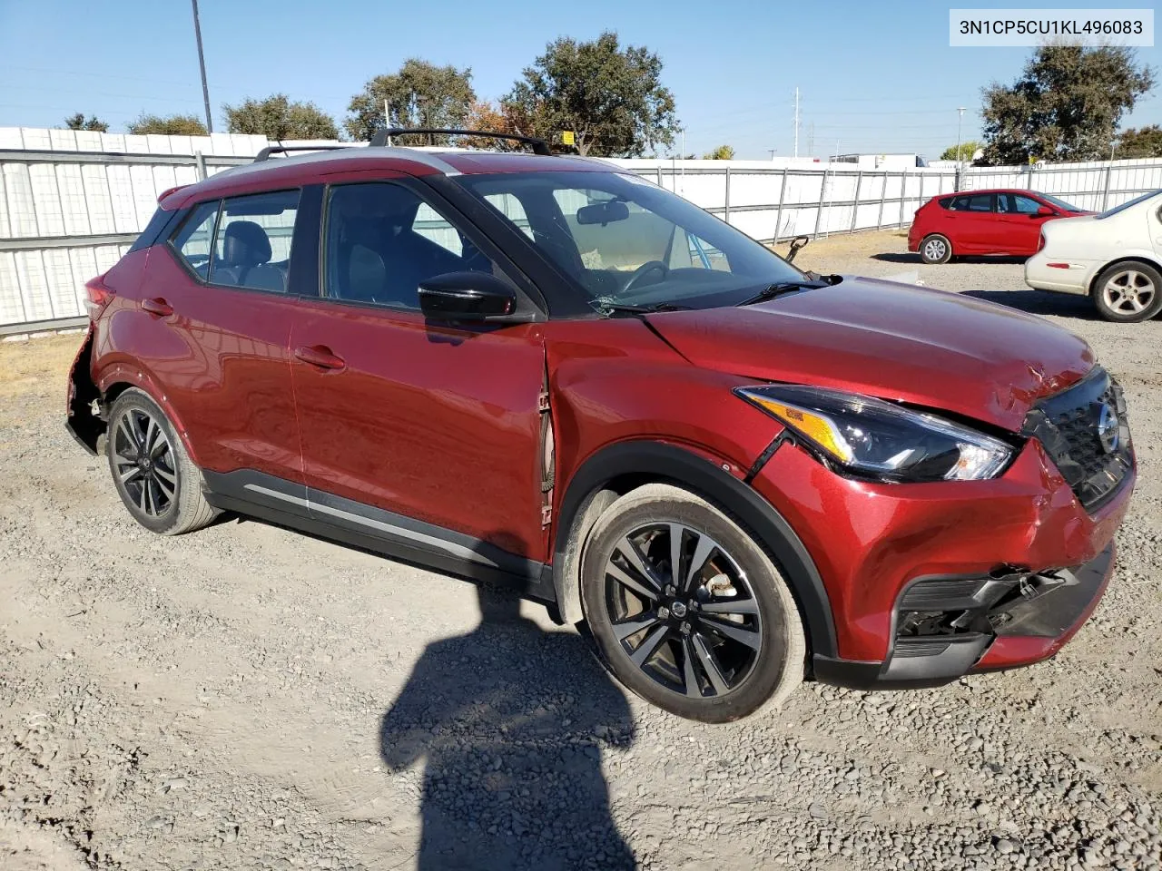 2019 Nissan Kicks S VIN: 3N1CP5CU1KL496083 Lot: 77891664