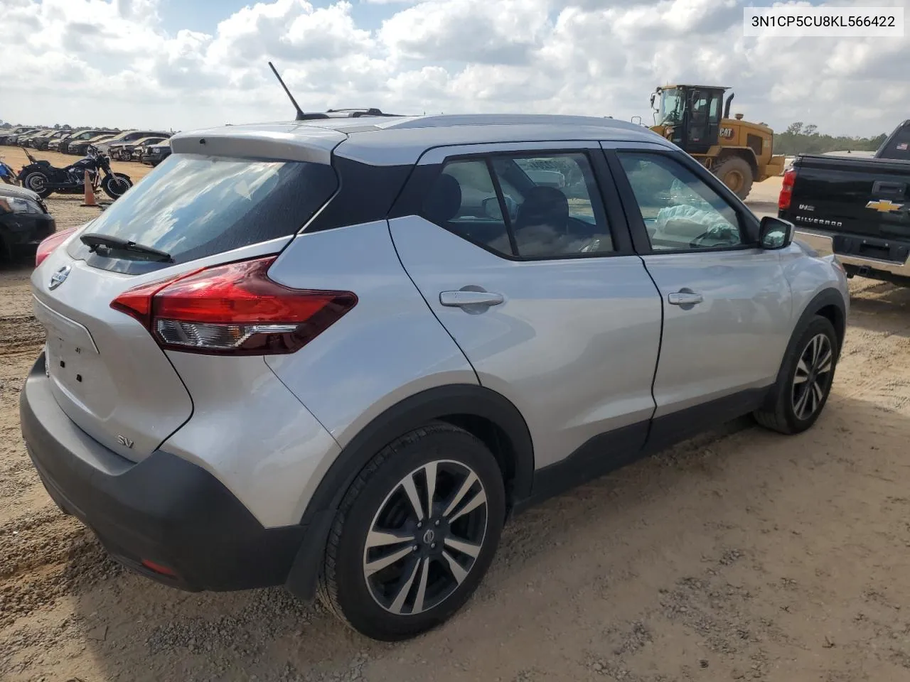 2019 Nissan Kicks S VIN: 3N1CP5CU8KL566422 Lot: 78022204