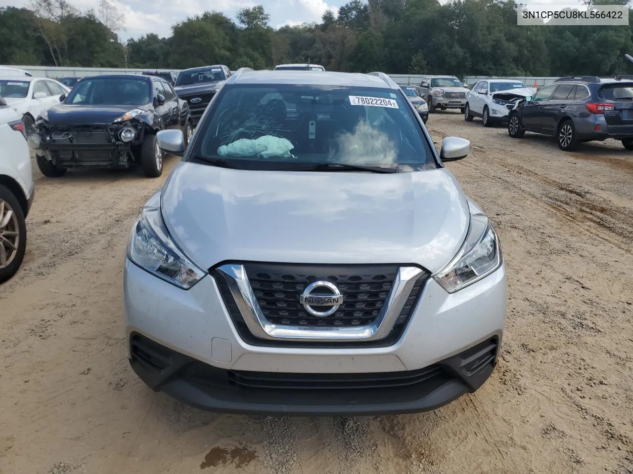 2019 Nissan Kicks S VIN: 3N1CP5CU8KL566422 Lot: 78022204