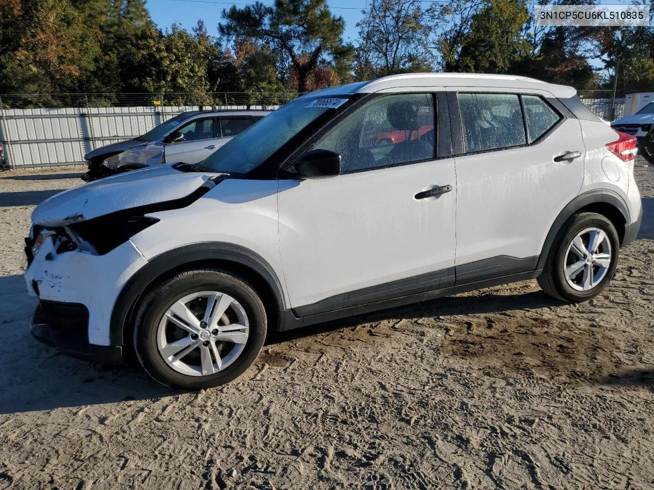 2019 Nissan Kicks S VIN: 3N1CP5CU6KL510835 Lot: 78066874