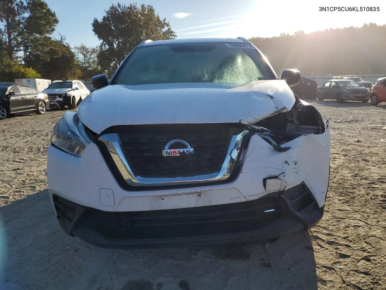 2019 Nissan Kicks S VIN: 3N1CP5CU6KL510835 Lot: 78066874