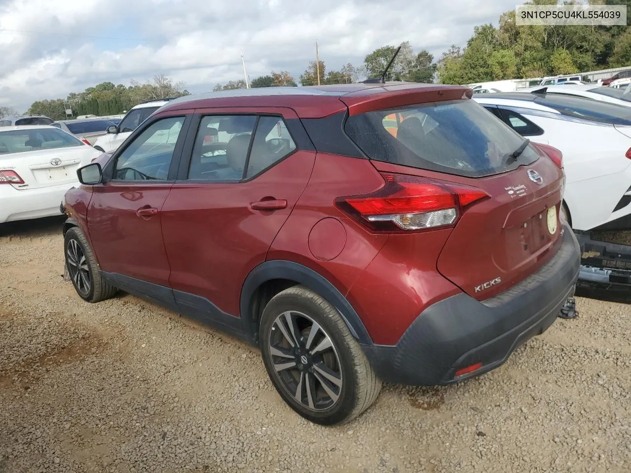 2019 Nissan Kicks S VIN: 3N1CP5CU4KL554039 Lot: 78216614