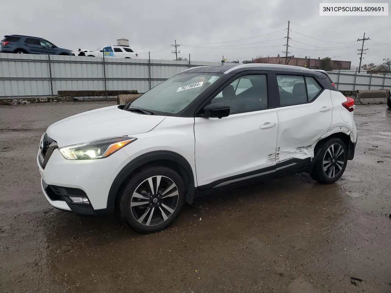 2019 Nissan Kicks S VIN: 3N1CP5CU3KL509691 Lot: 78279884