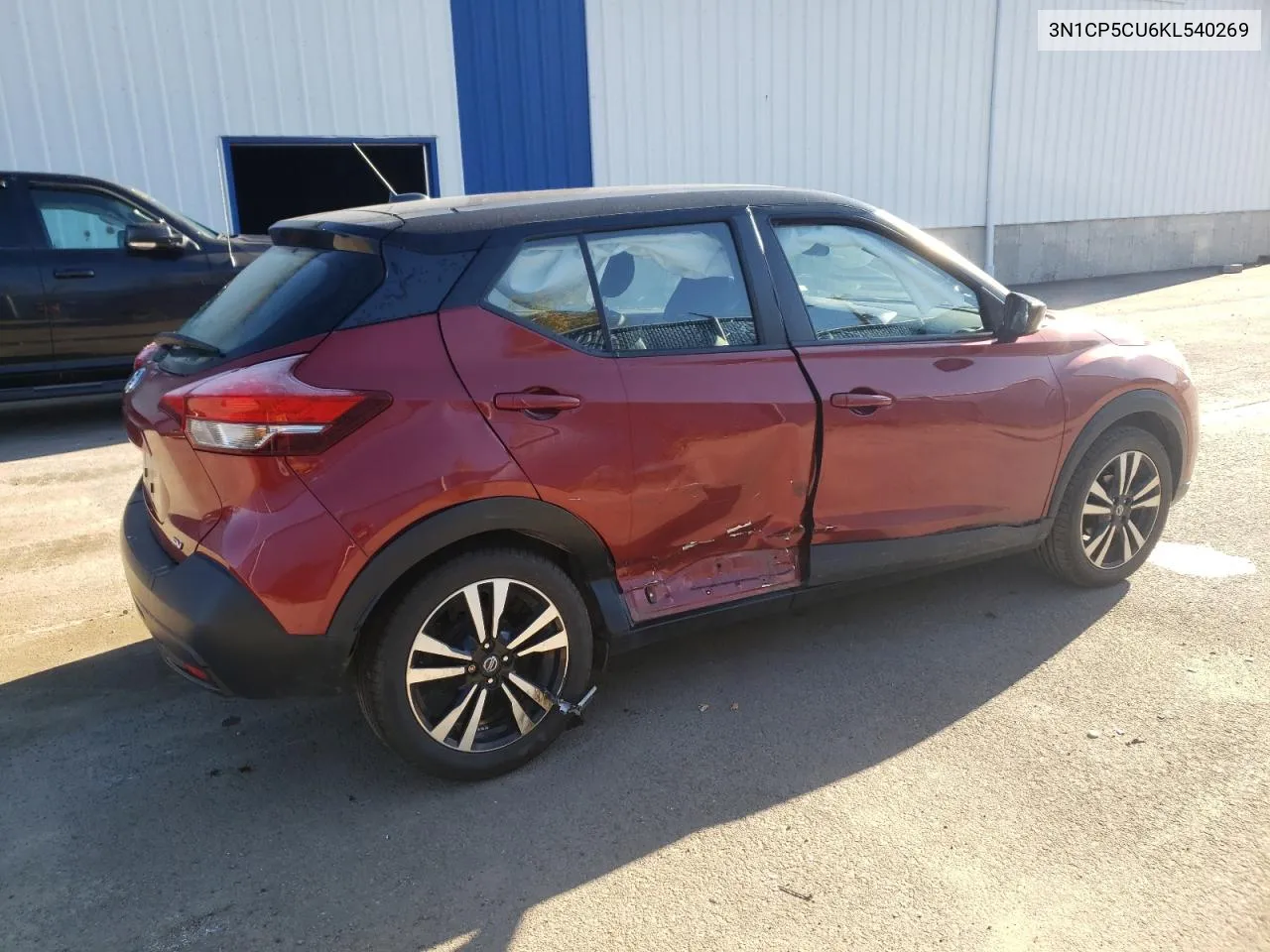 2019 Nissan Kicks S VIN: 3N1CP5CU6KL540269 Lot: 78375824