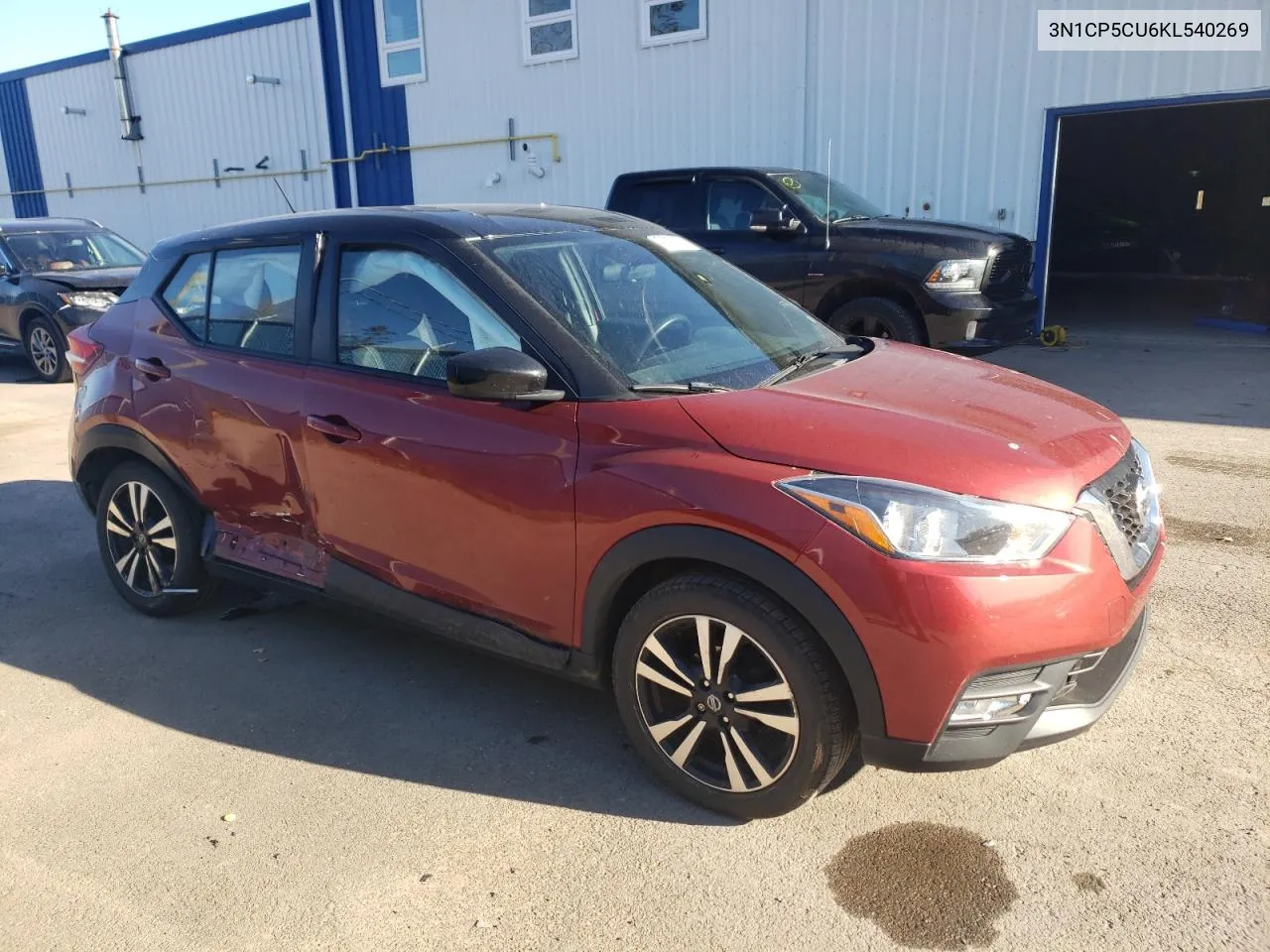 2019 Nissan Kicks S VIN: 3N1CP5CU6KL540269 Lot: 78375824