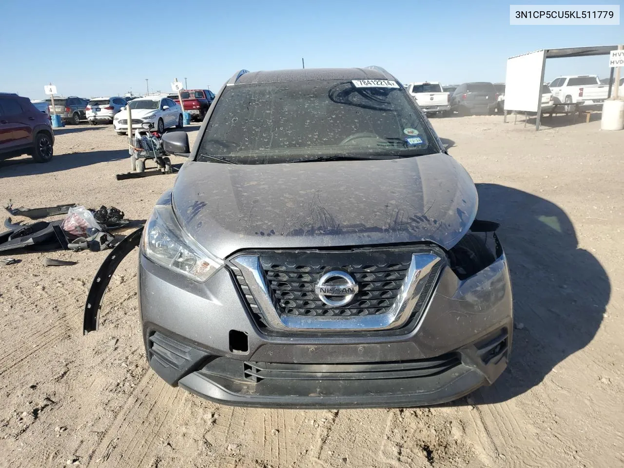 2019 Nissan Kicks S VIN: 3N1CP5CU5KL511779 Lot: 78412214