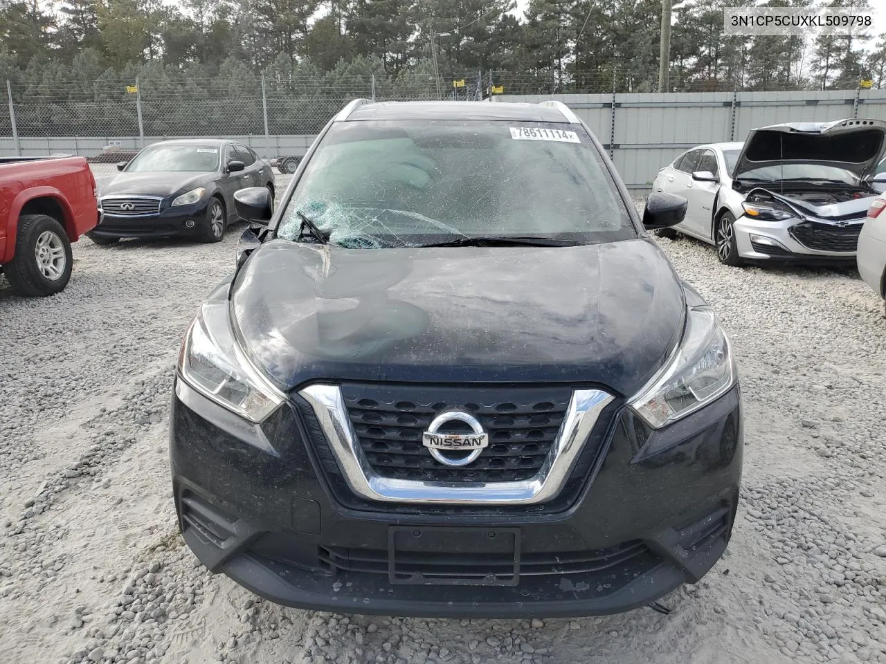 2019 Nissan Kicks S VIN: 3N1CP5CUXKL509798 Lot: 78611114