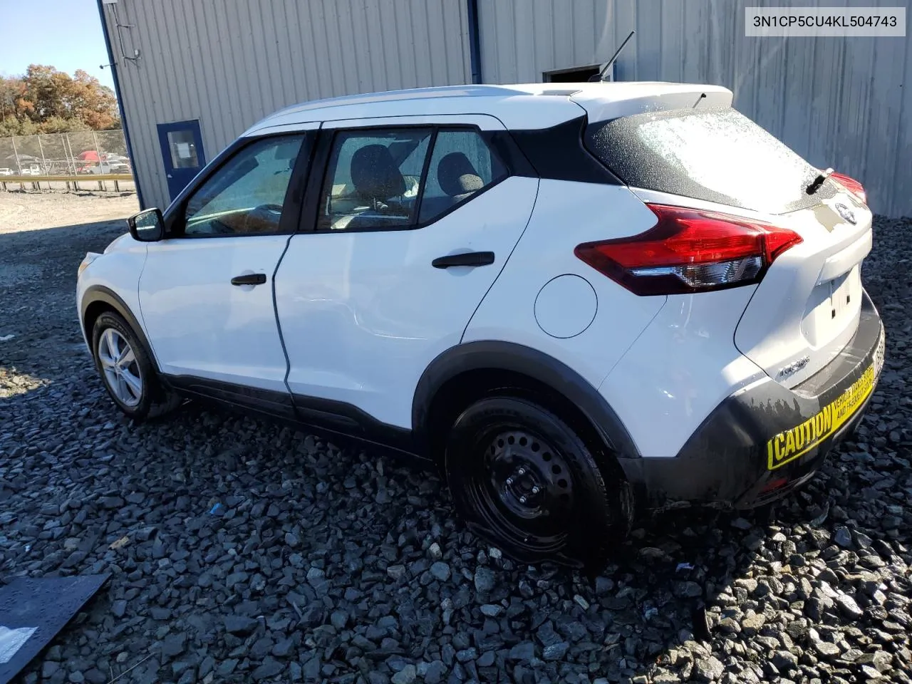 2019 Nissan Kicks S VIN: 3N1CP5CU4KL504743 Lot: 78673314