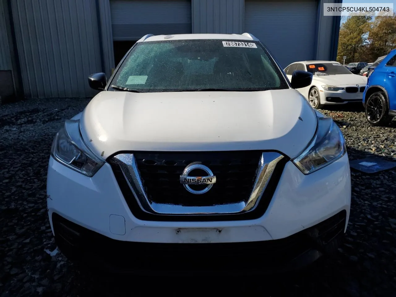 2019 Nissan Kicks S VIN: 3N1CP5CU4KL504743 Lot: 78673314