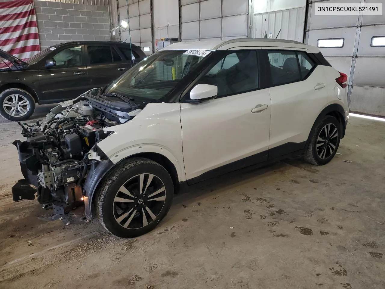 2019 Nissan Kicks S VIN: 3N1CP5CU0KL521491 Lot: 78738724