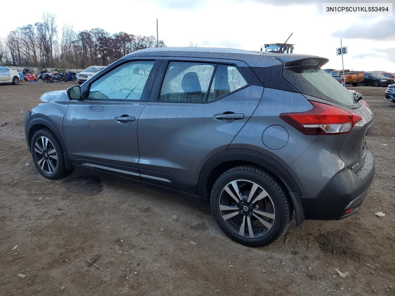 2019 Nissan Kicks S VIN: 3N1CP5CU1KL553494 Lot: 78800124