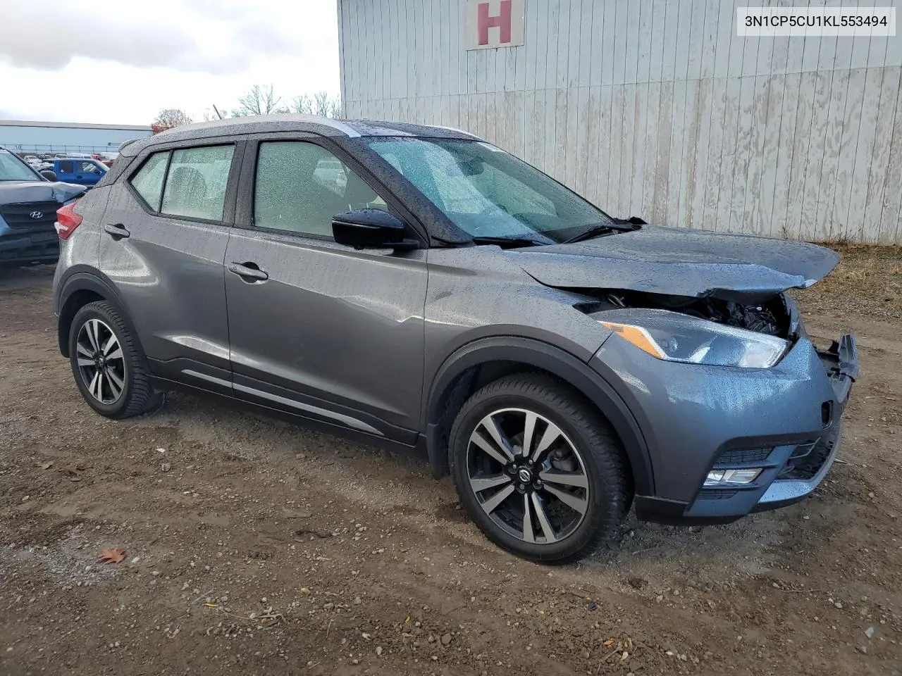 2019 Nissan Kicks S VIN: 3N1CP5CU1KL553494 Lot: 78800124