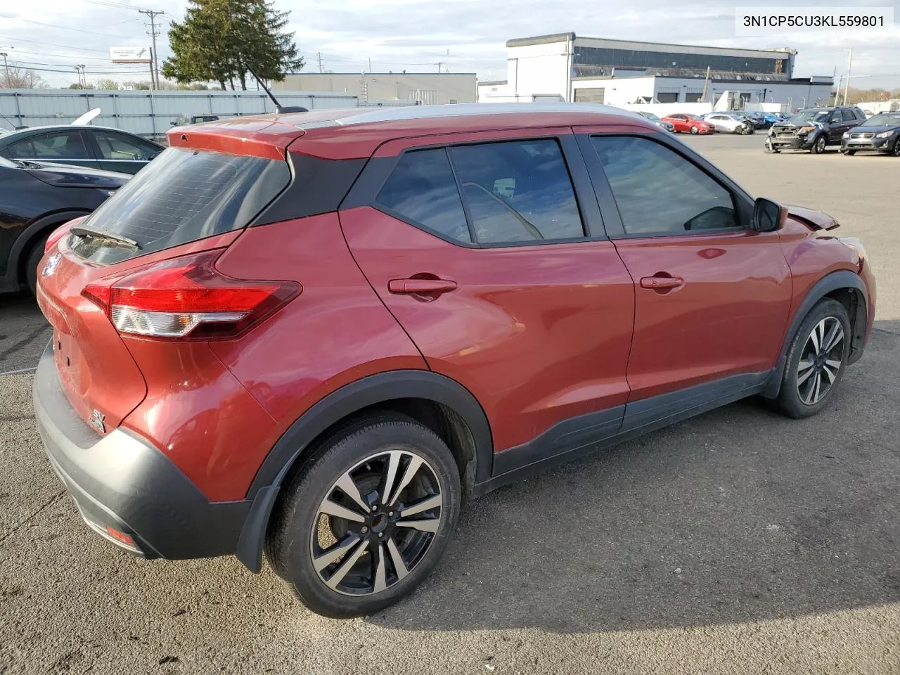 2019 Nissan Kicks S VIN: 3N1CP5CU3KL559801 Lot: 78917894