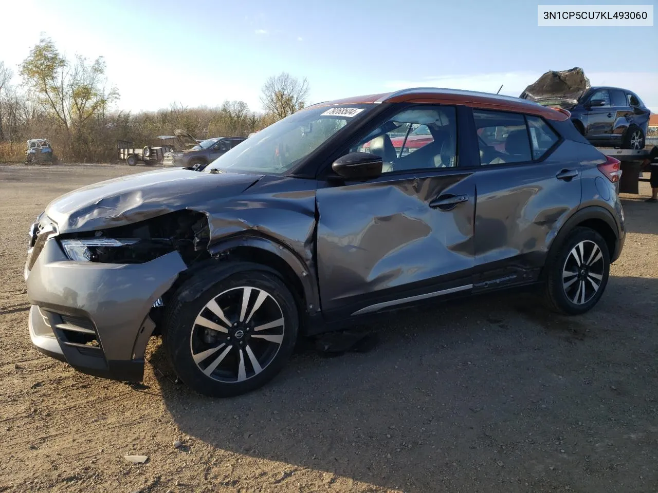 2019 Nissan Kicks S VIN: 3N1CP5CU7KL493060 Lot: 79268504