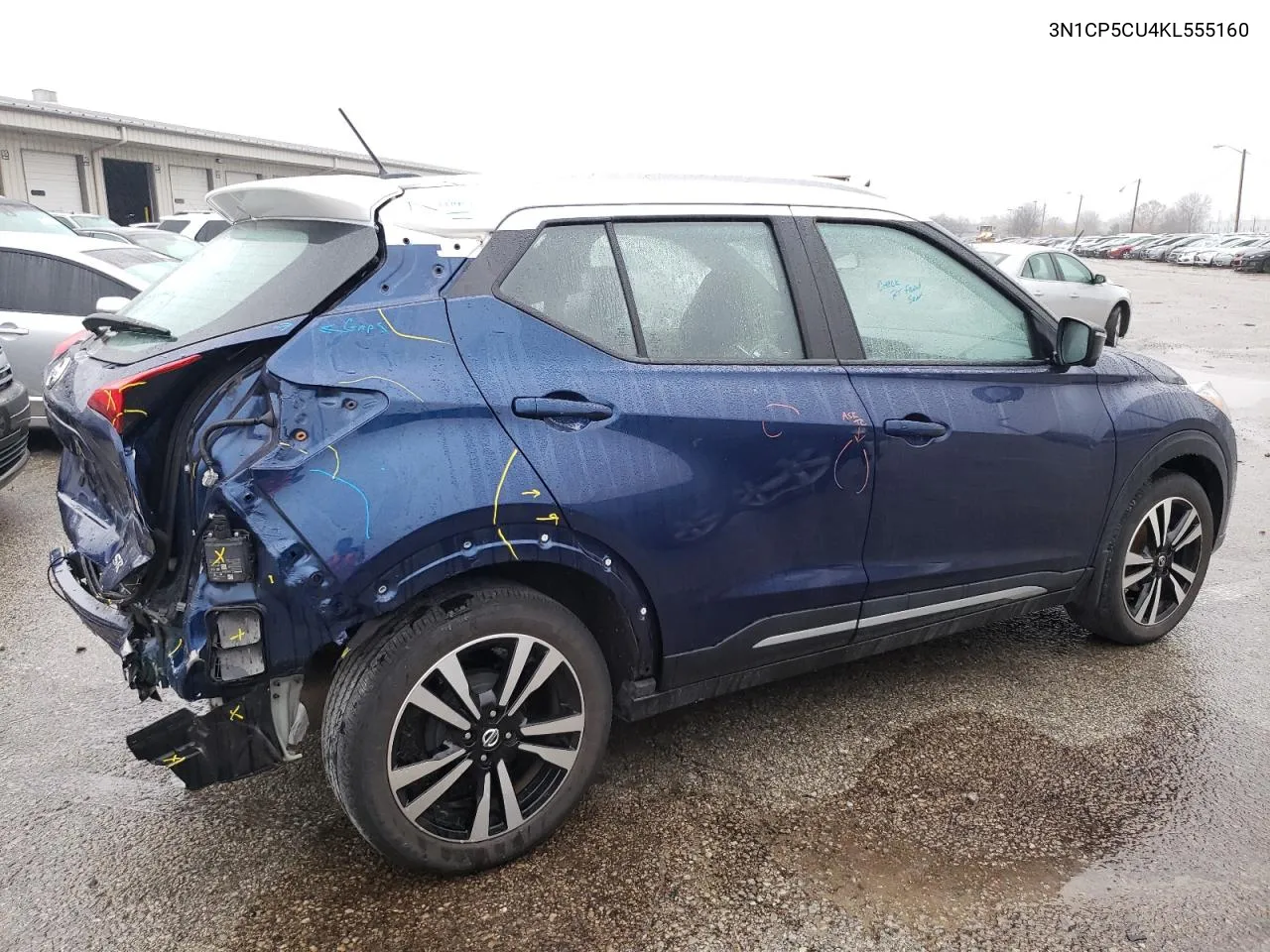 2019 Nissan Kicks S VIN: 3N1CP5CU4KL555160 Lot: 79631214