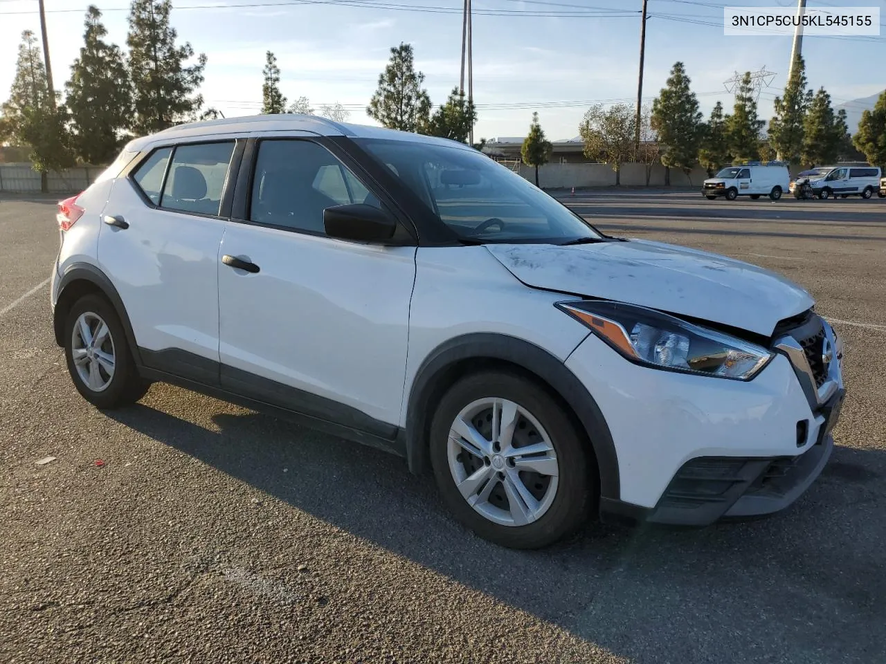 2019 Nissan Kicks S VIN: 3N1CP5CU5KL545155 Lot: 79782144