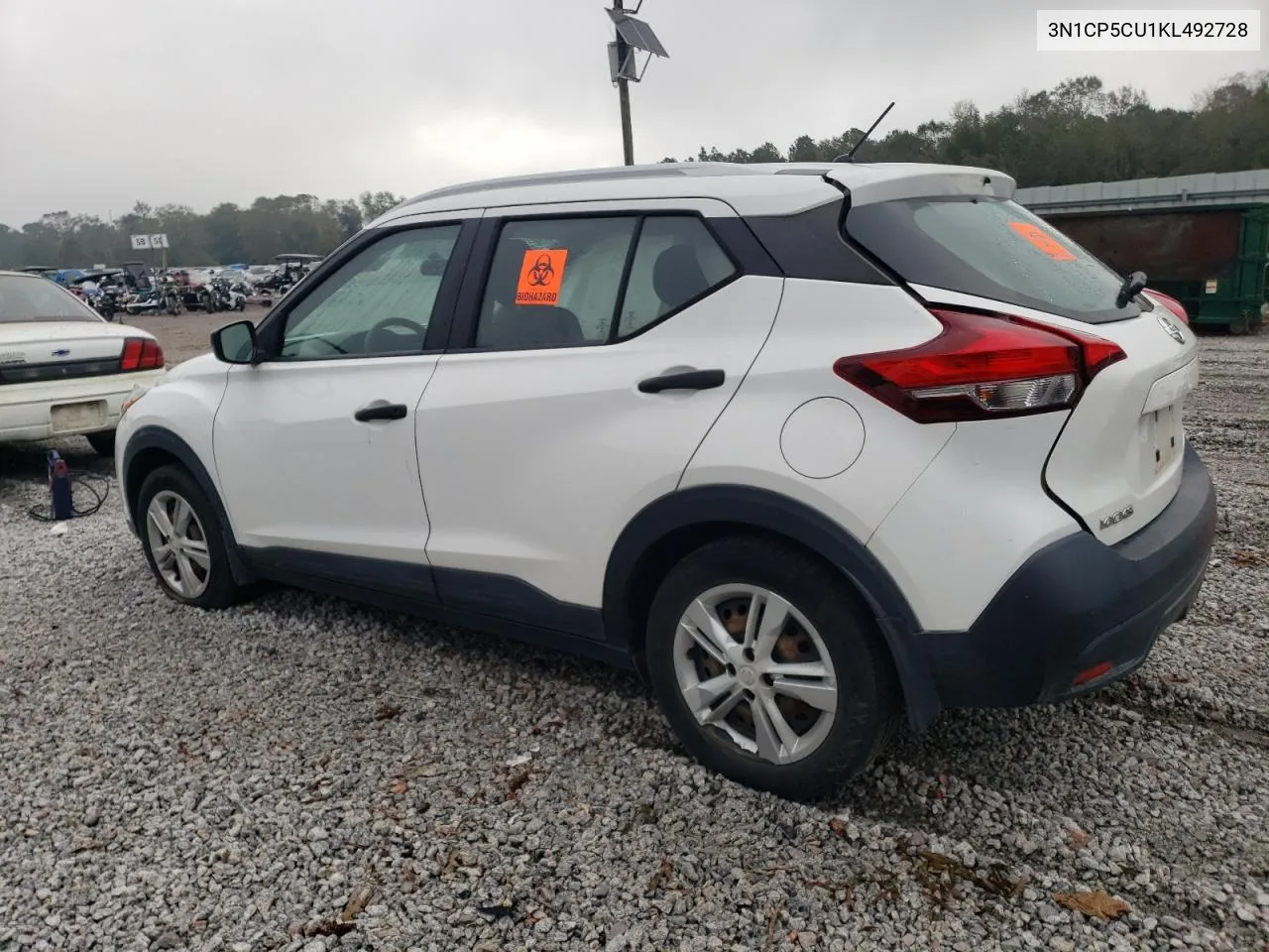 2019 Nissan Kicks S VIN: 3N1CP5CU1KL492728 Lot: 80023674