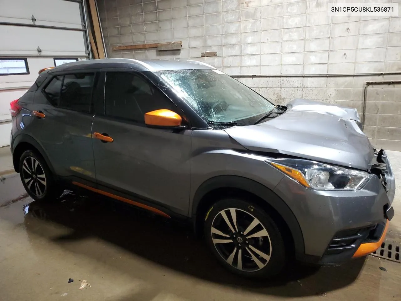 2019 Nissan Kicks S VIN: 3N1CP5CU8KL536871 Lot: 80381054