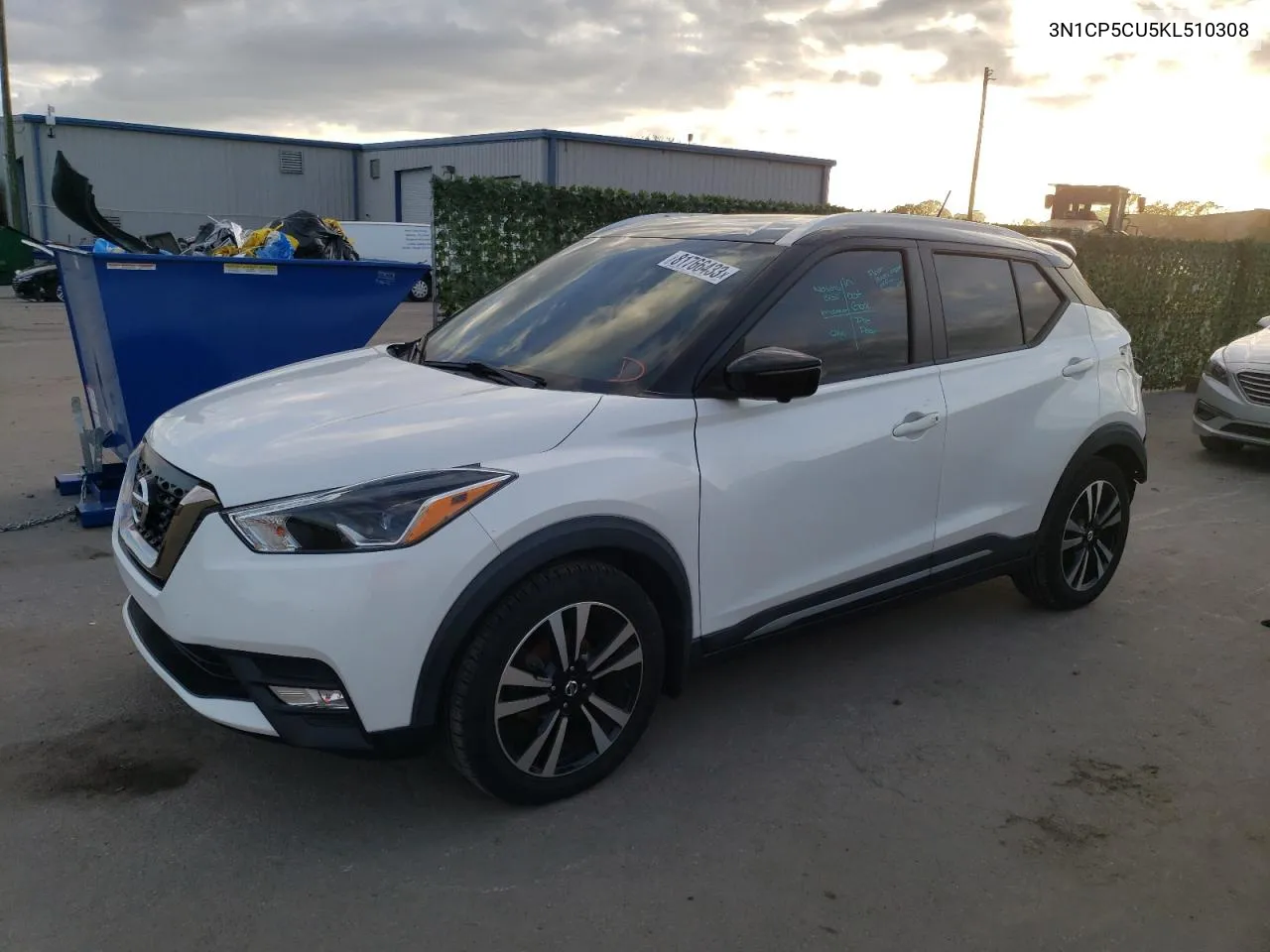 2019 Nissan Kicks S VIN: 3N1CP5CU5KL510308 Lot: 81766433