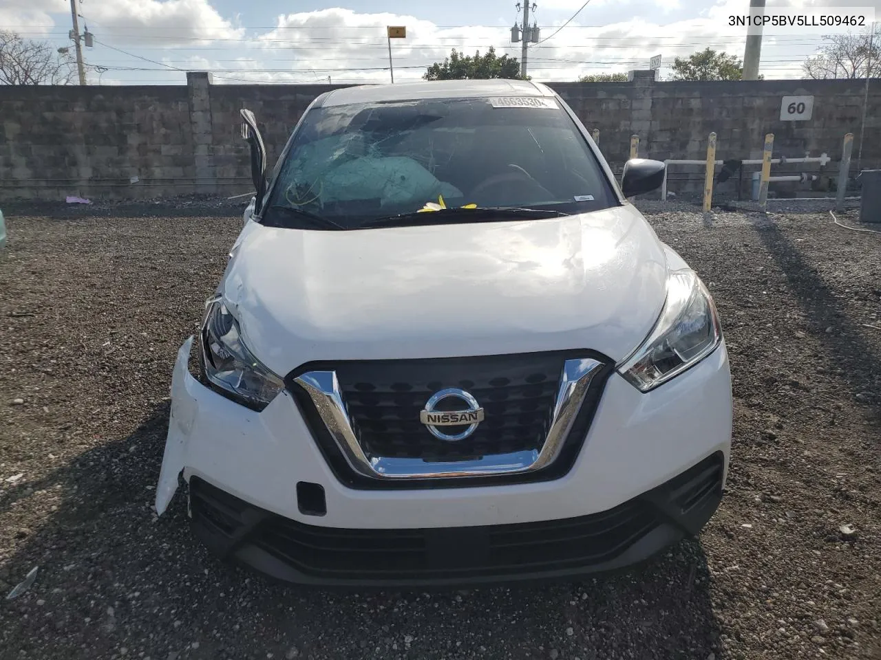 2020 Nissan Kicks S VIN: 3N1CP5BV5LL509462 Lot: 46635304