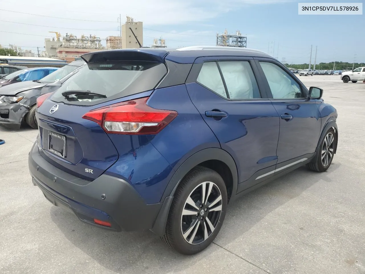 2020 Nissan Kicks Sr VIN: 3N1CP5DV7LL578926 Lot: 55337374