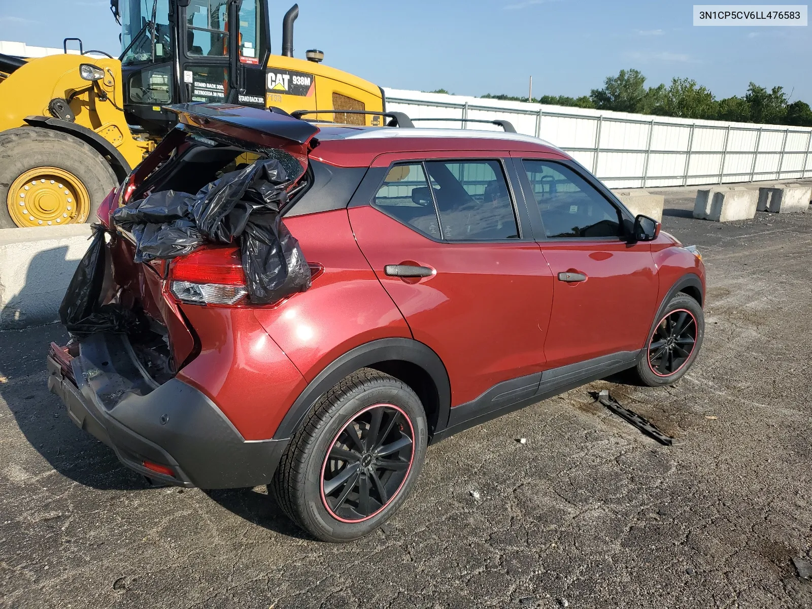 2020 Nissan Kicks Sv VIN: 3N1CP5CV6LL476583 Lot: 56437664