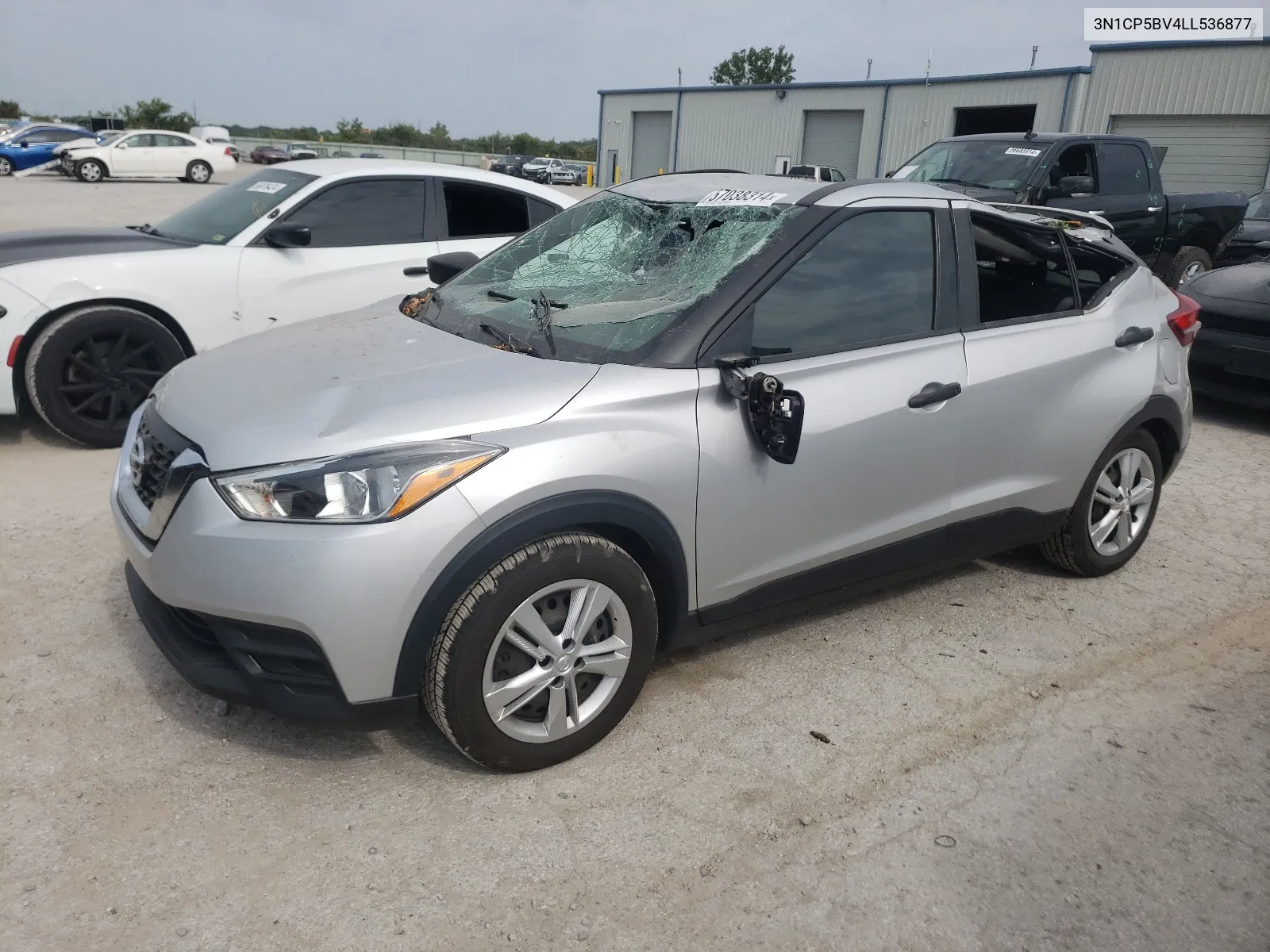 2020 Nissan Kicks S VIN: 3N1CP5BV4LL536877 Lot: 57038314