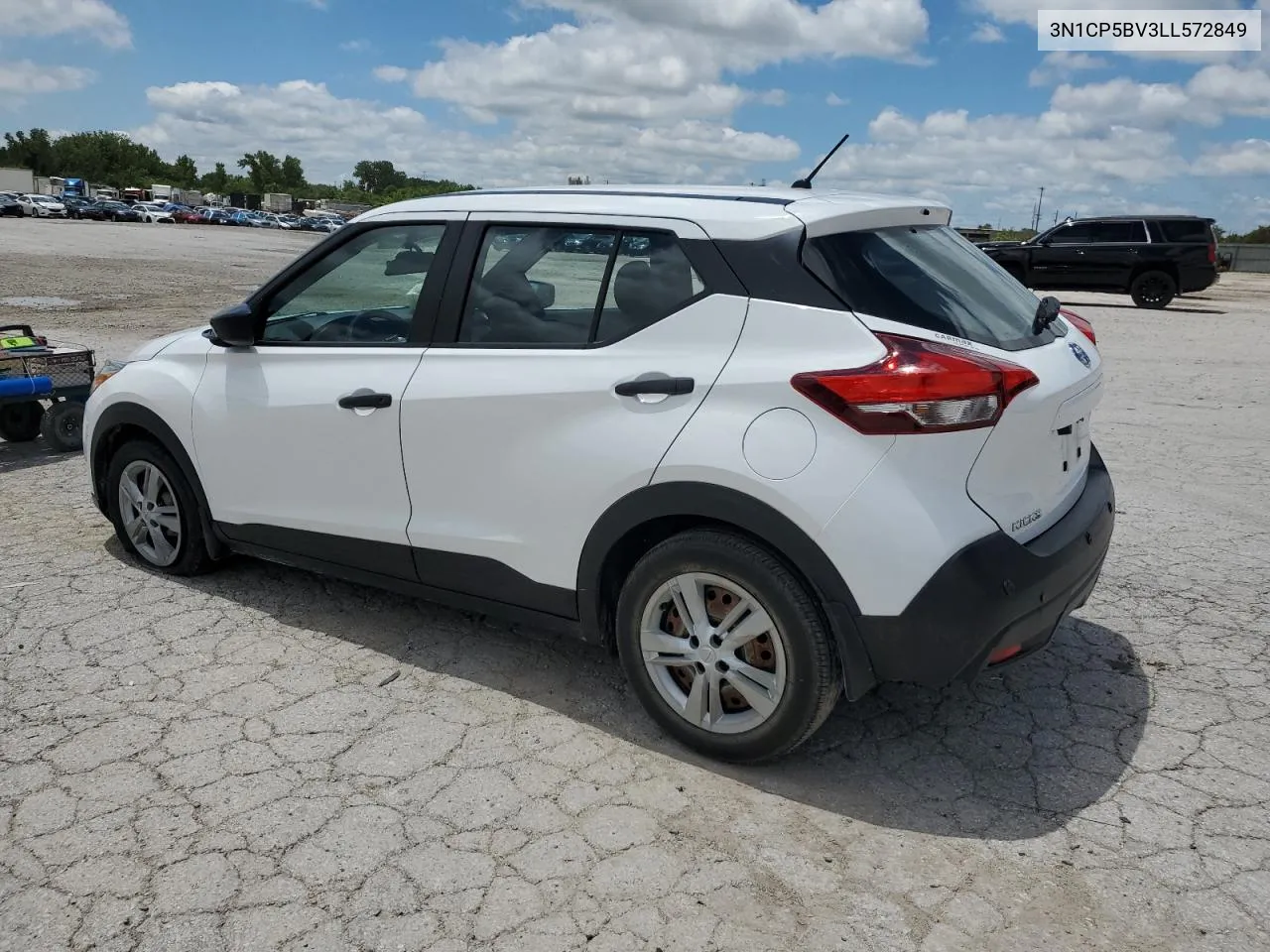 2020 Nissan Kicks S VIN: 3N1CP5BV3LL572849 Lot: 60631864