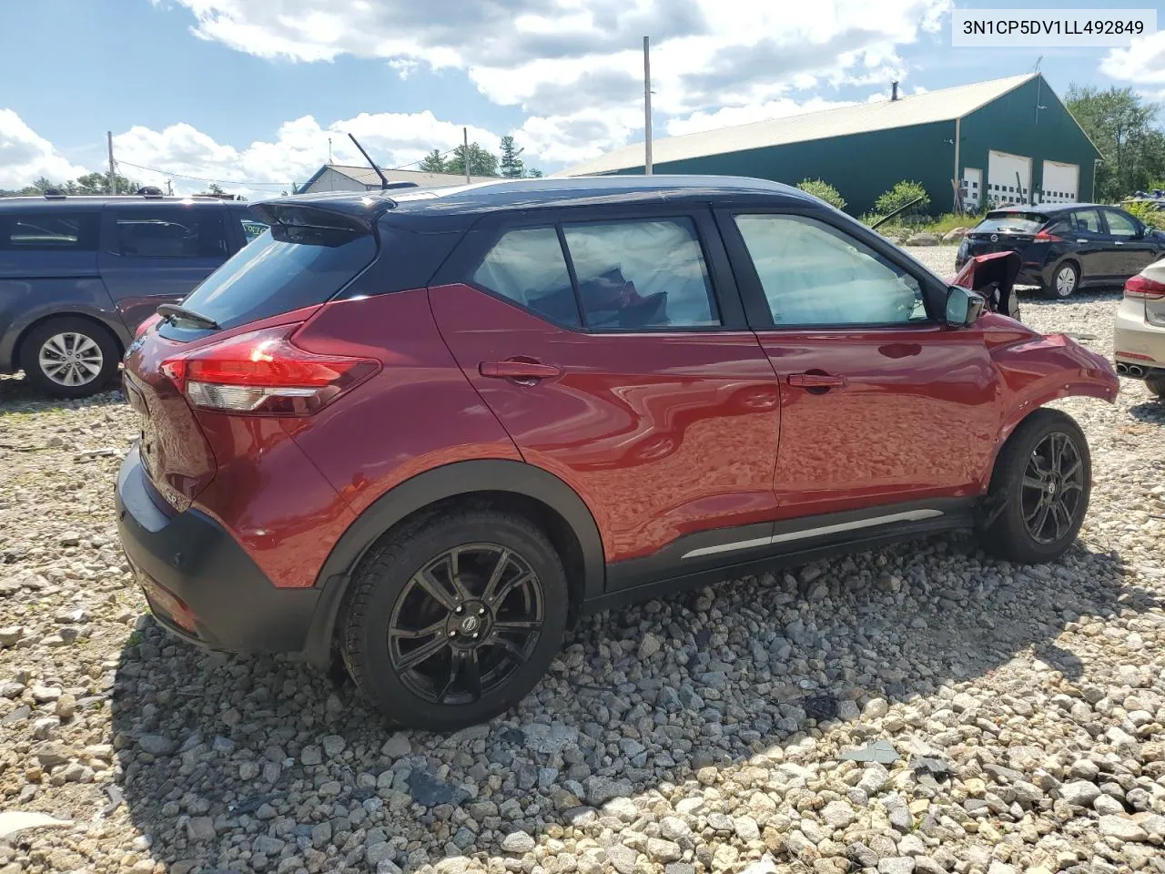 2020 Nissan Kicks Sr VIN: 3N1CP5DV1LL492849 Lot: 62019604