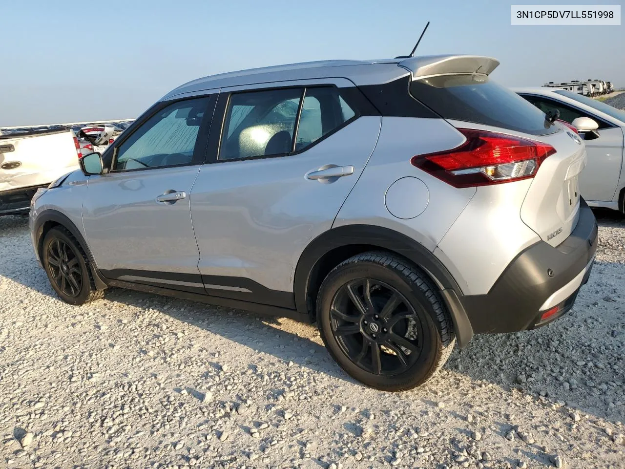 2020 Nissan Kicks Sr VIN: 3N1CP5DV7LL551998 Lot: 65242694