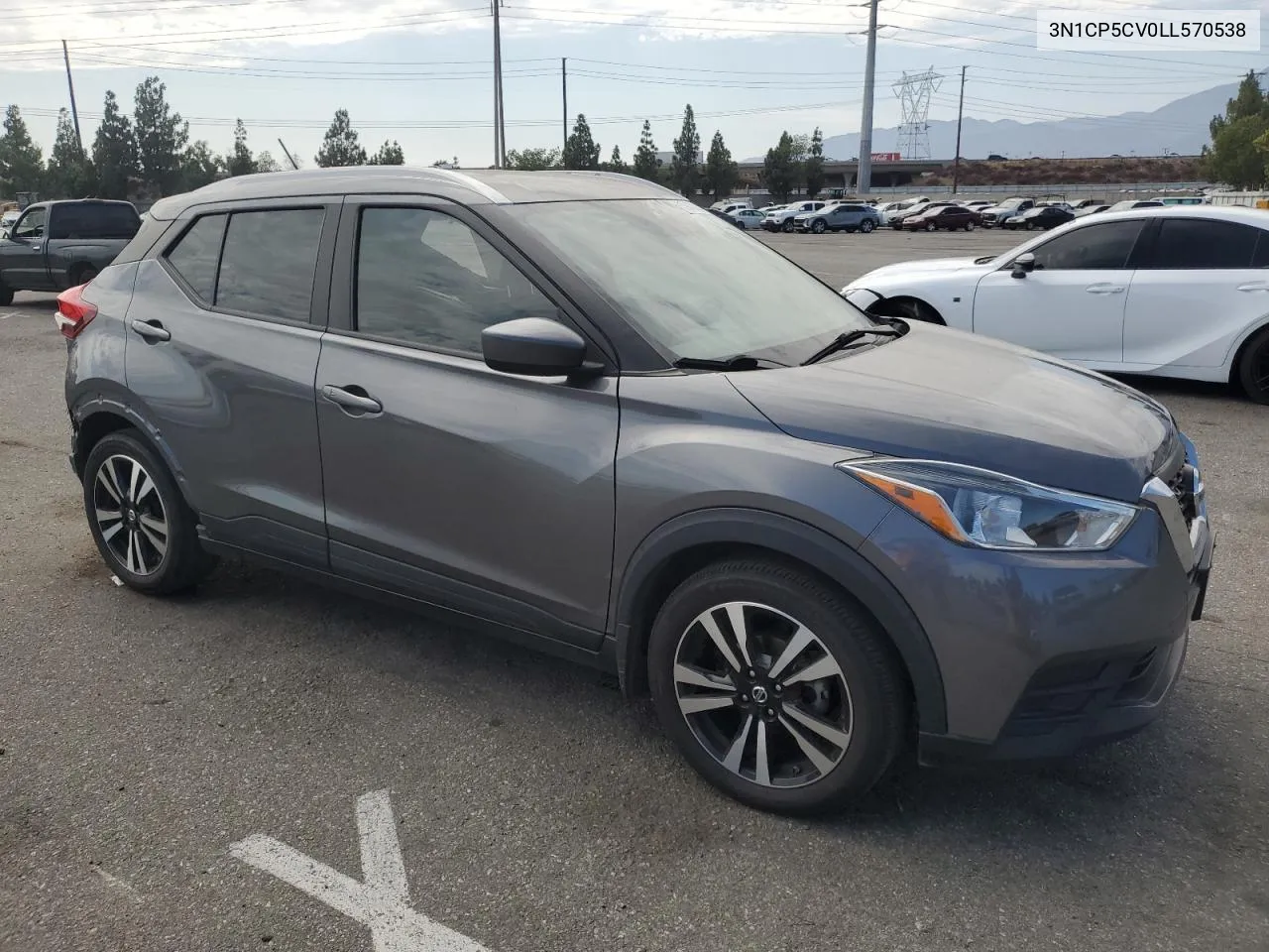 2020 Nissan Kicks Sv VIN: 3N1CP5CV0LL570538 Lot: 65942024