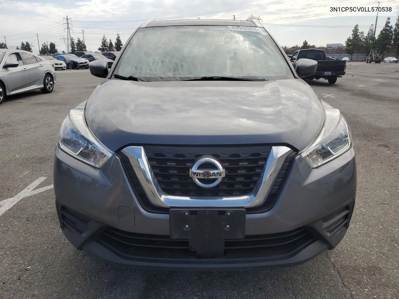 2020 Nissan Kicks Sv VIN: 3N1CP5CV0LL570538 Lot: 65942024