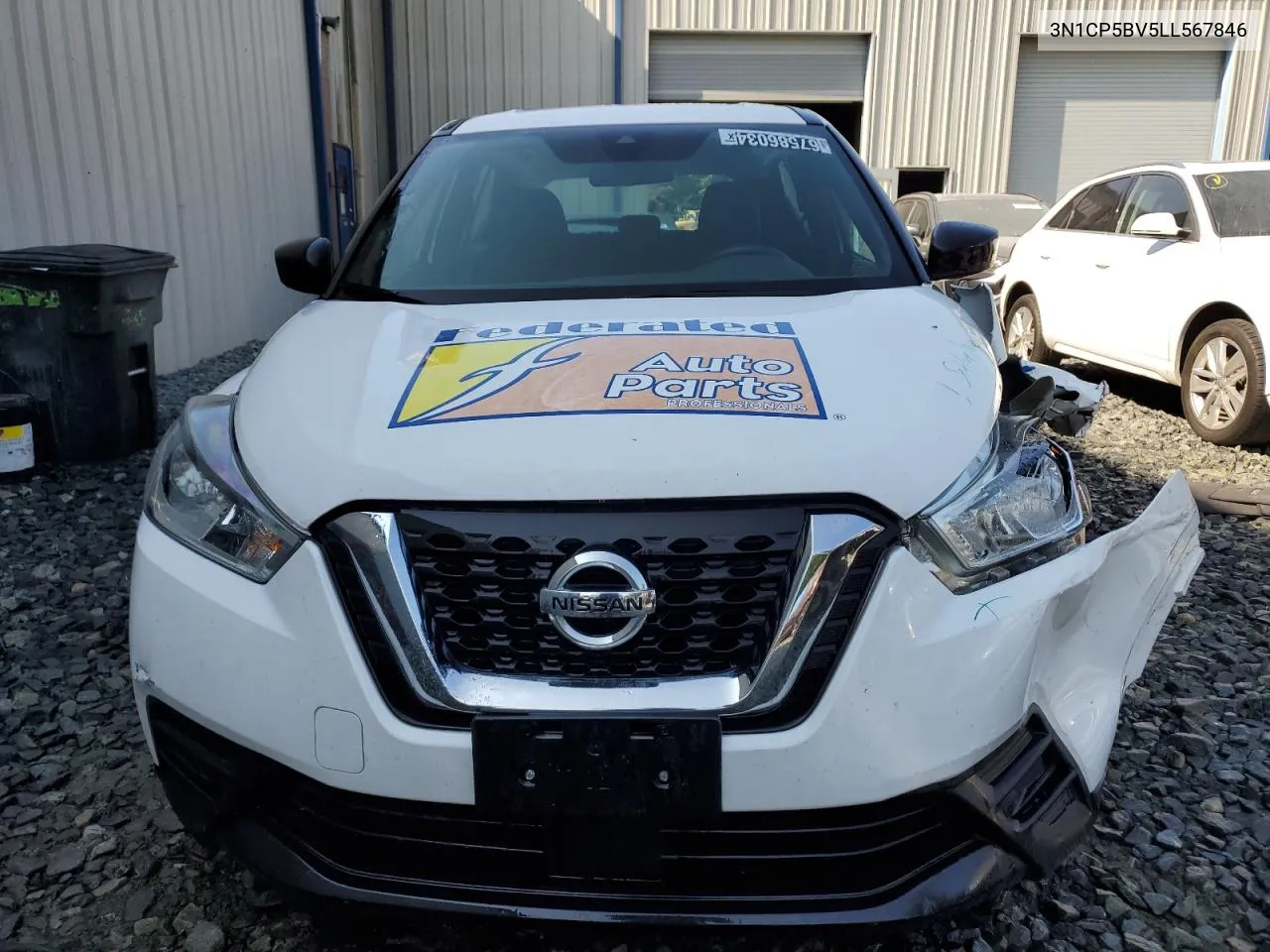 2020 Nissan Kicks S VIN: 3N1CP5BV5LL567846 Lot: 67586034