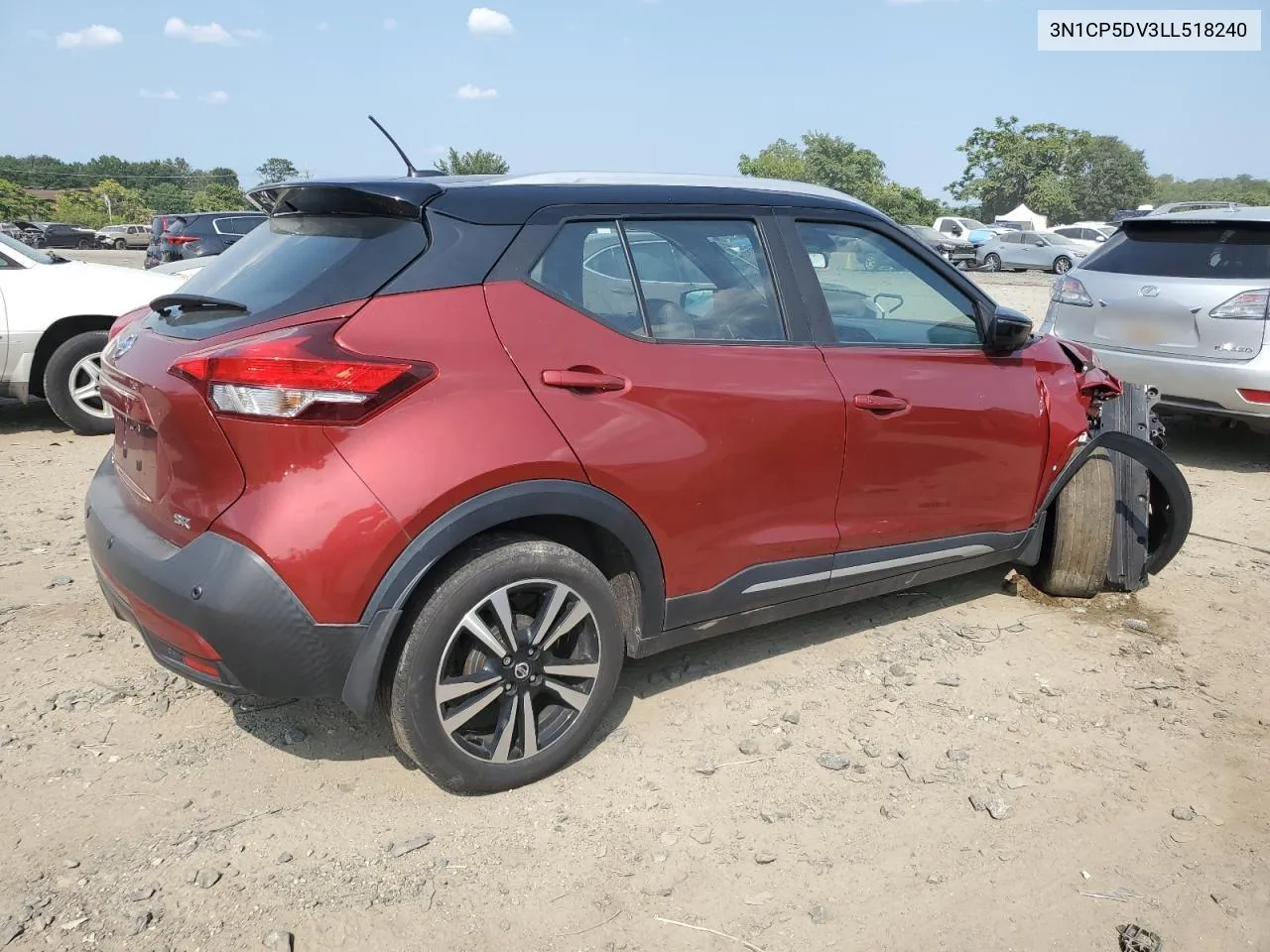 2020 Nissan Kicks Sr VIN: 3N1CP5DV3LL518240 Lot: 67675684