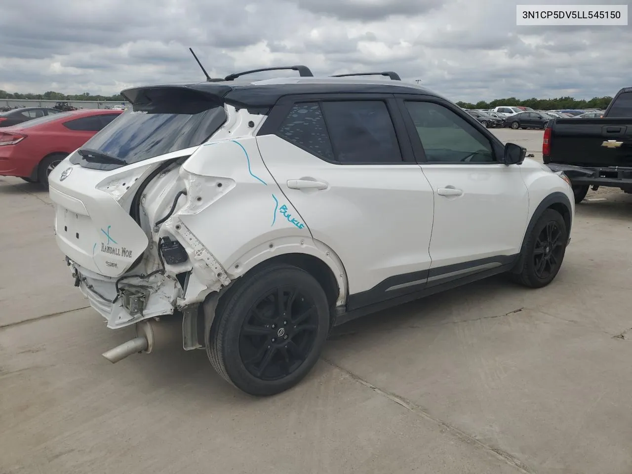 2020 Nissan Kicks Sr VIN: 3N1CP5DV5LL545150 Lot: 68070174