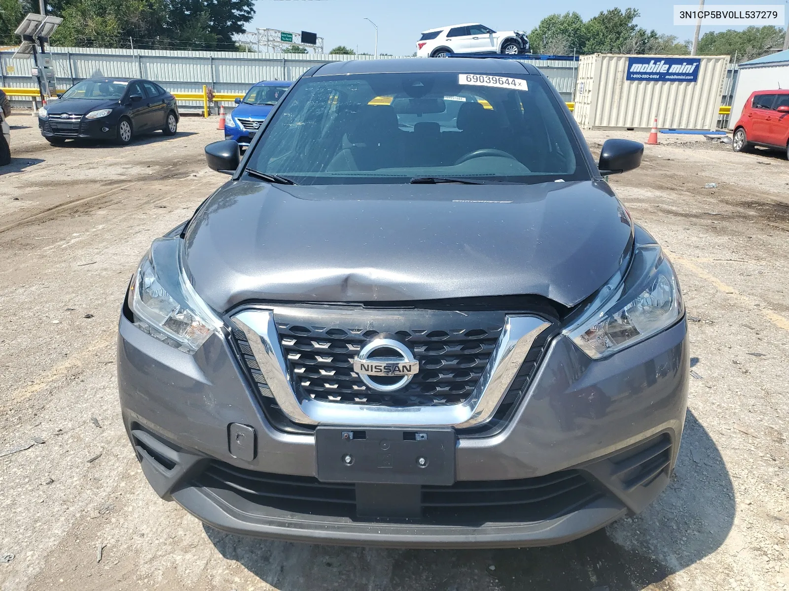 2020 Nissan Kicks S VIN: 3N1CP5BV0LL537279 Lot: 69039644