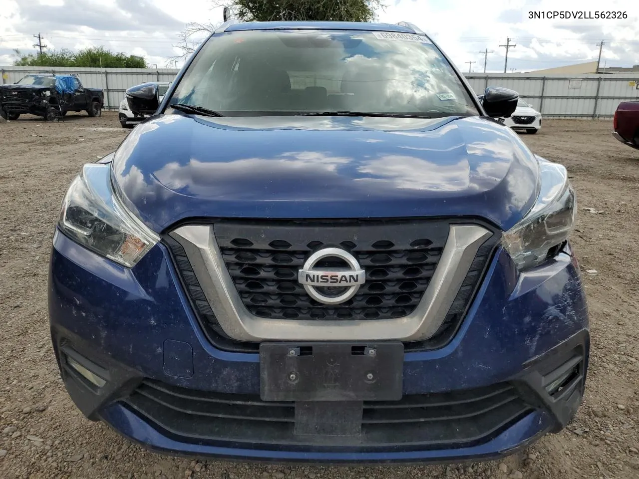 2020 Nissan Kicks Sr VIN: 3N1CP5DV2LL562326 Lot: 69840354