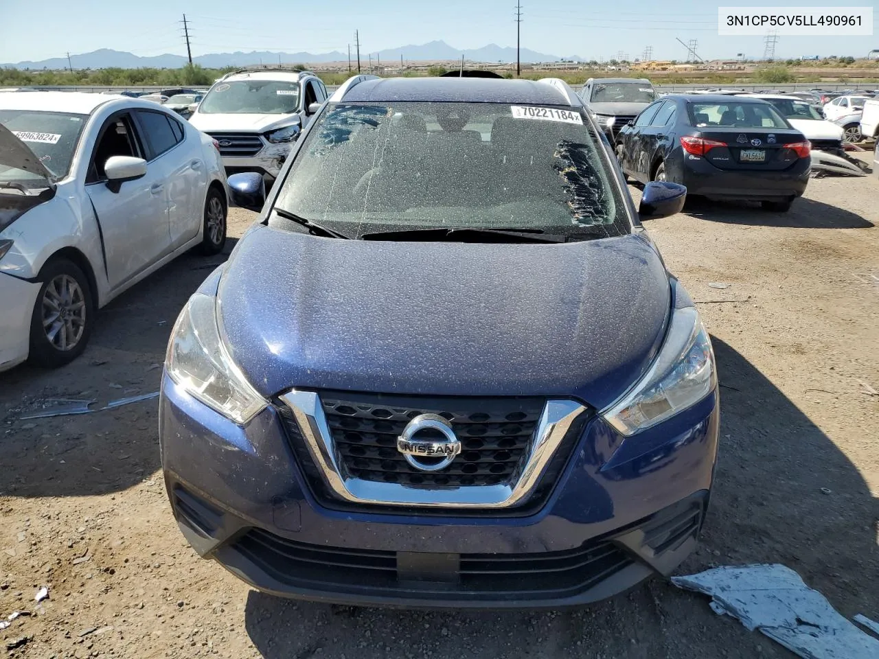 2020 Nissan Kicks Sv VIN: 3N1CP5CV5LL490961 Lot: 70221184