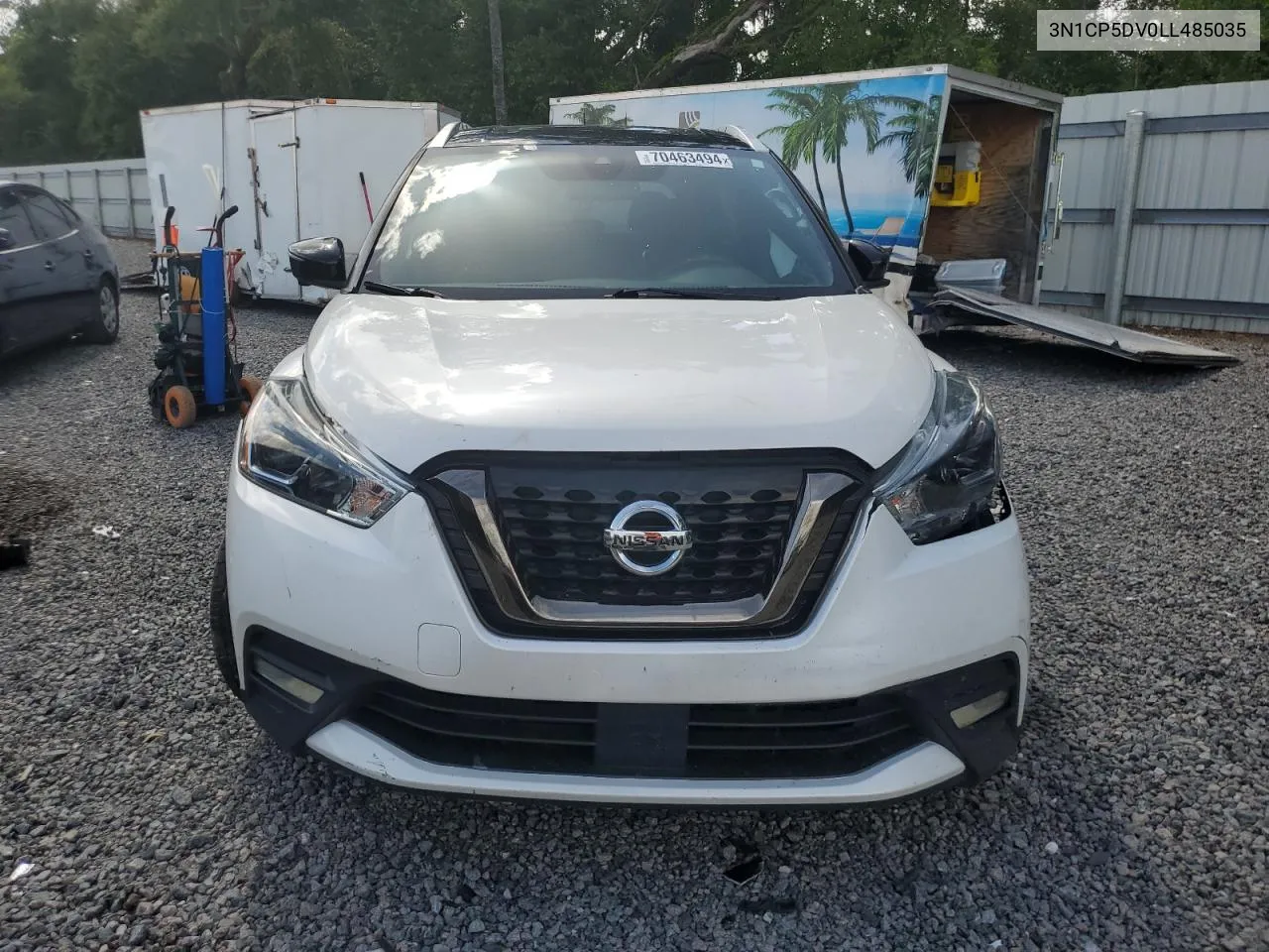 2020 Nissan Kicks Sr VIN: 3N1CP5DV0LL485035 Lot: 70463494