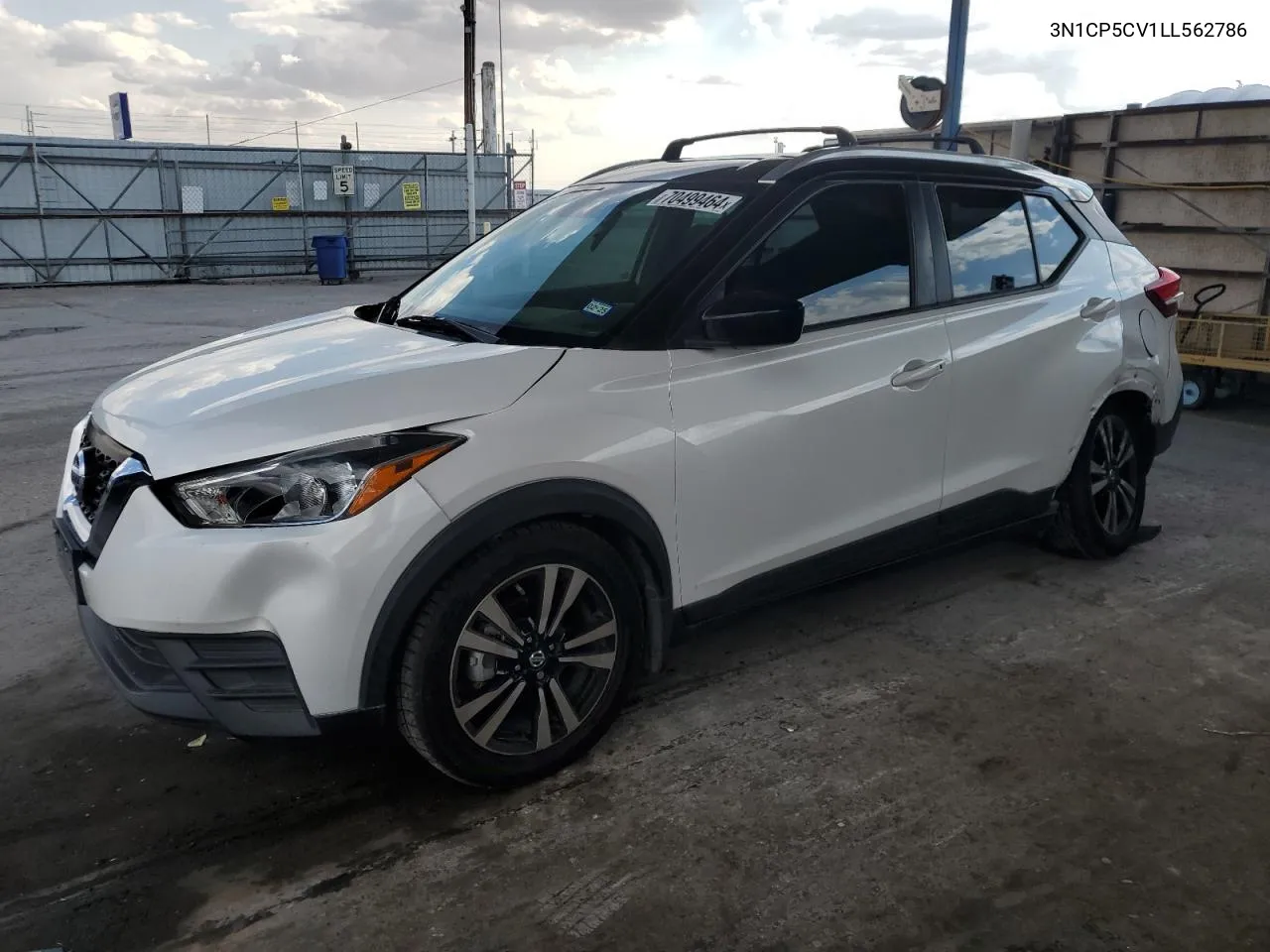 2020 Nissan Kicks Sv VIN: 3N1CP5CV1LL562786 Lot: 70499464