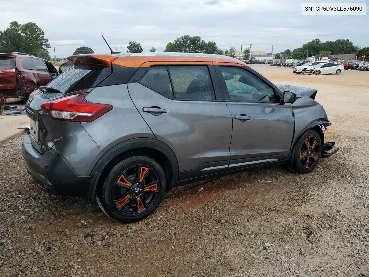 2020 Nissan Kicks Sr VIN: 3N1CP5DV3LL576090 Lot: 70639124