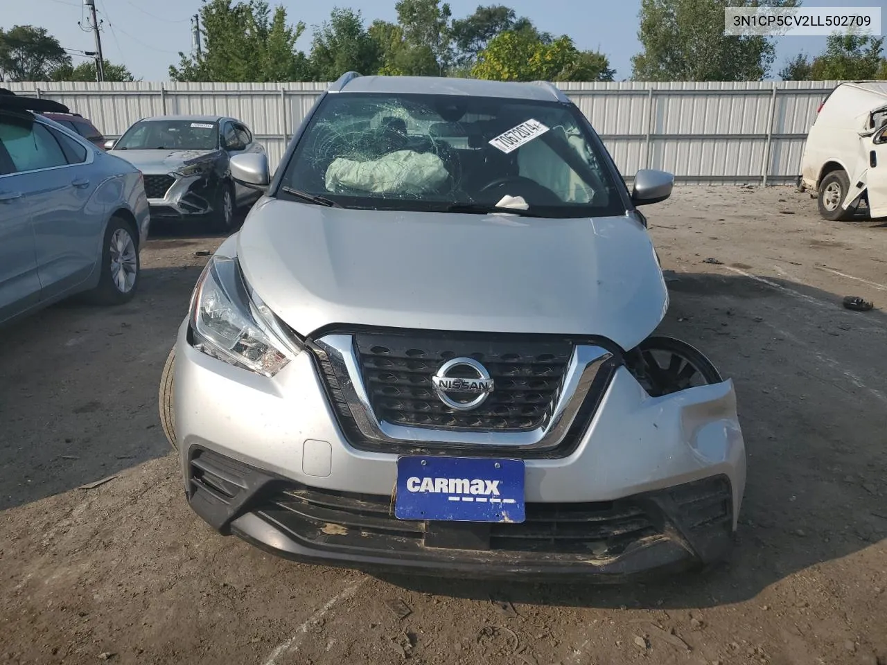 3N1CP5CV2LL502709 2020 Nissan Kicks Sv