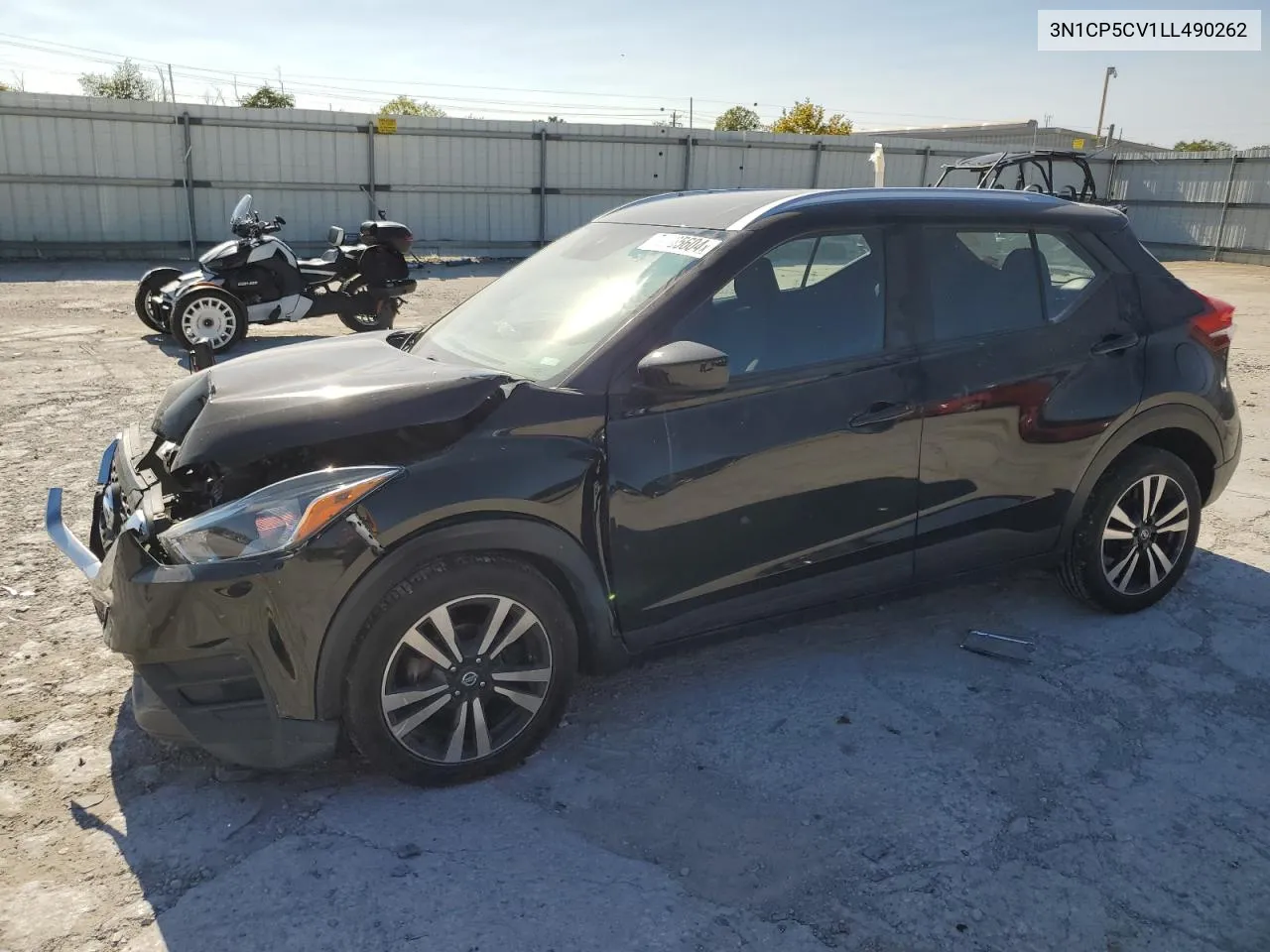 2020 Nissan Kicks Sv VIN: 3N1CP5CV1LL490262 Lot: 70765604